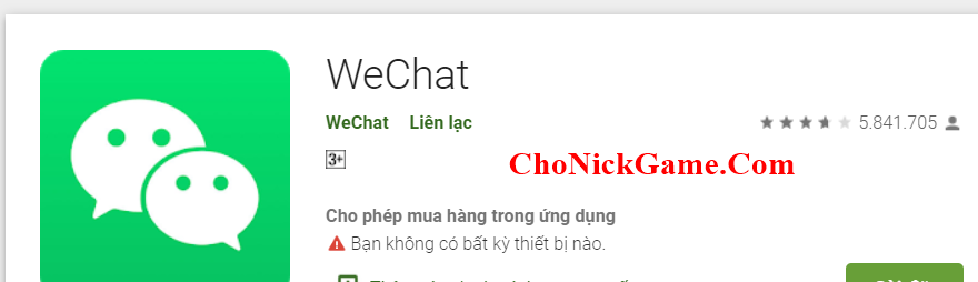 Cho nick wechat 2020