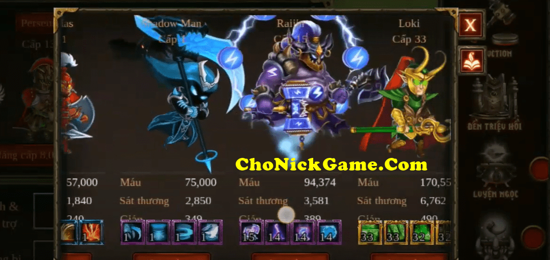 7 Cho Nick Epic Heroes War Vip 2021, Epic Heroes War Hack Version mới nhất