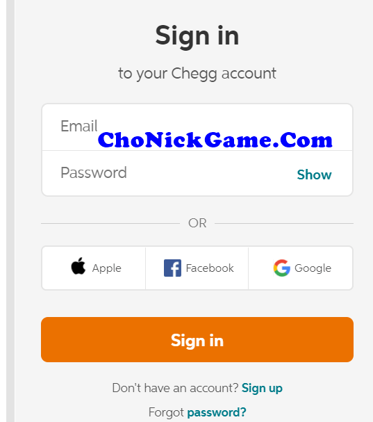 Chia sẻ tài khoản Chegg miễn phí 2022