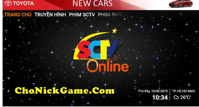 Share tài khoản SCTV Online